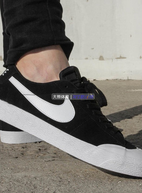 耐克Nike SB BLAZER男女中帮胶底运动休闲滑板鞋FD5113-100