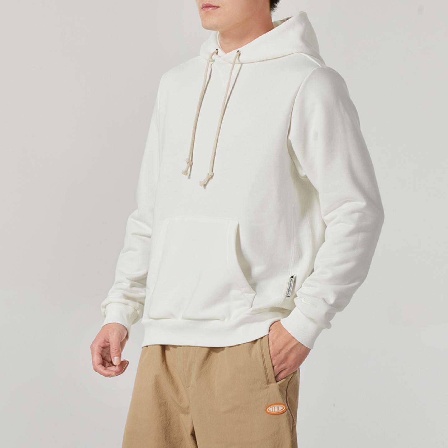 Nike/耐克白色连帽卫衣男快干篮球运动透气套头衫FZ0219-133