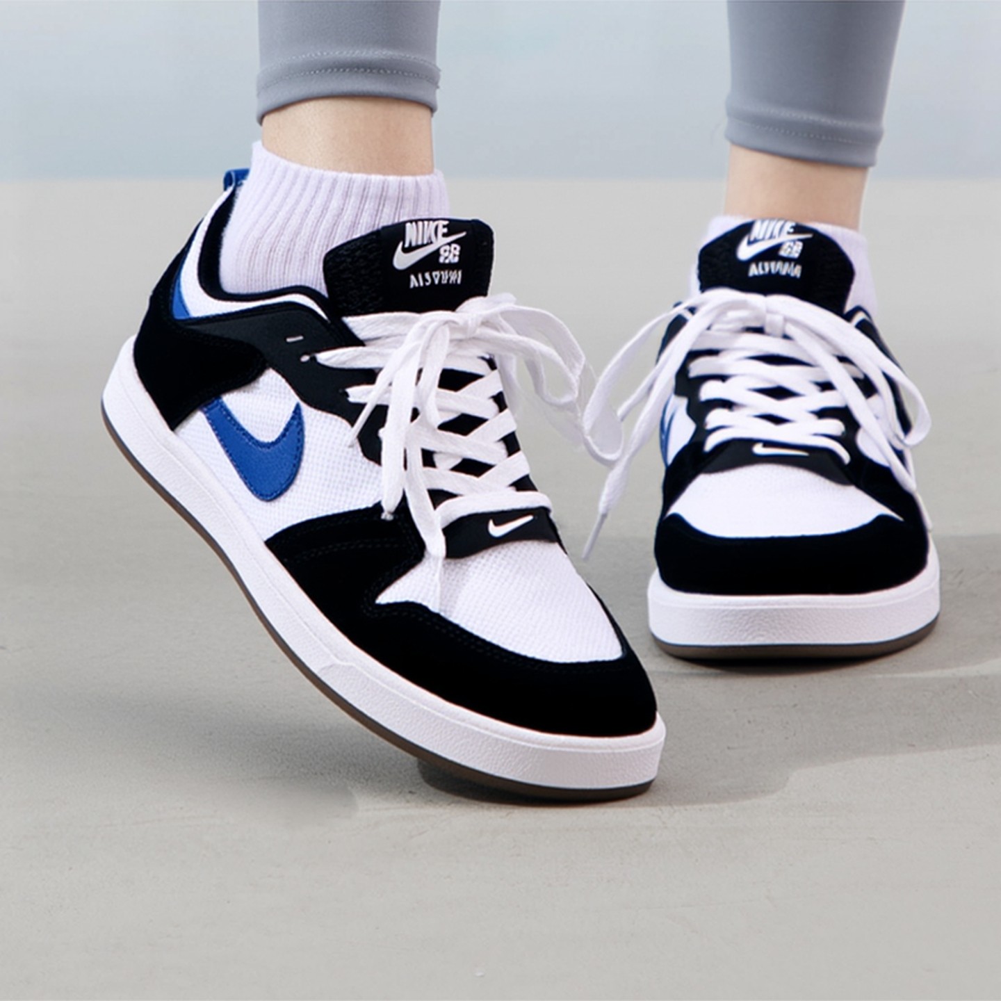 专柜正品耐克SB  Alleyoop (GS)女子板鞋透气低帮休闲CJ0883-104