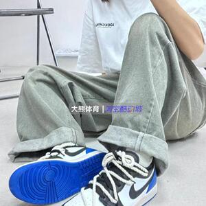 Nike Air Jordan 1 Low AJ1男子黑蓝白低帮复古篮球鞋553558-140