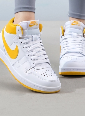 Nike耐克Air Ship Tech Grey男子高帮白黄灰皮革板鞋DX4976-107