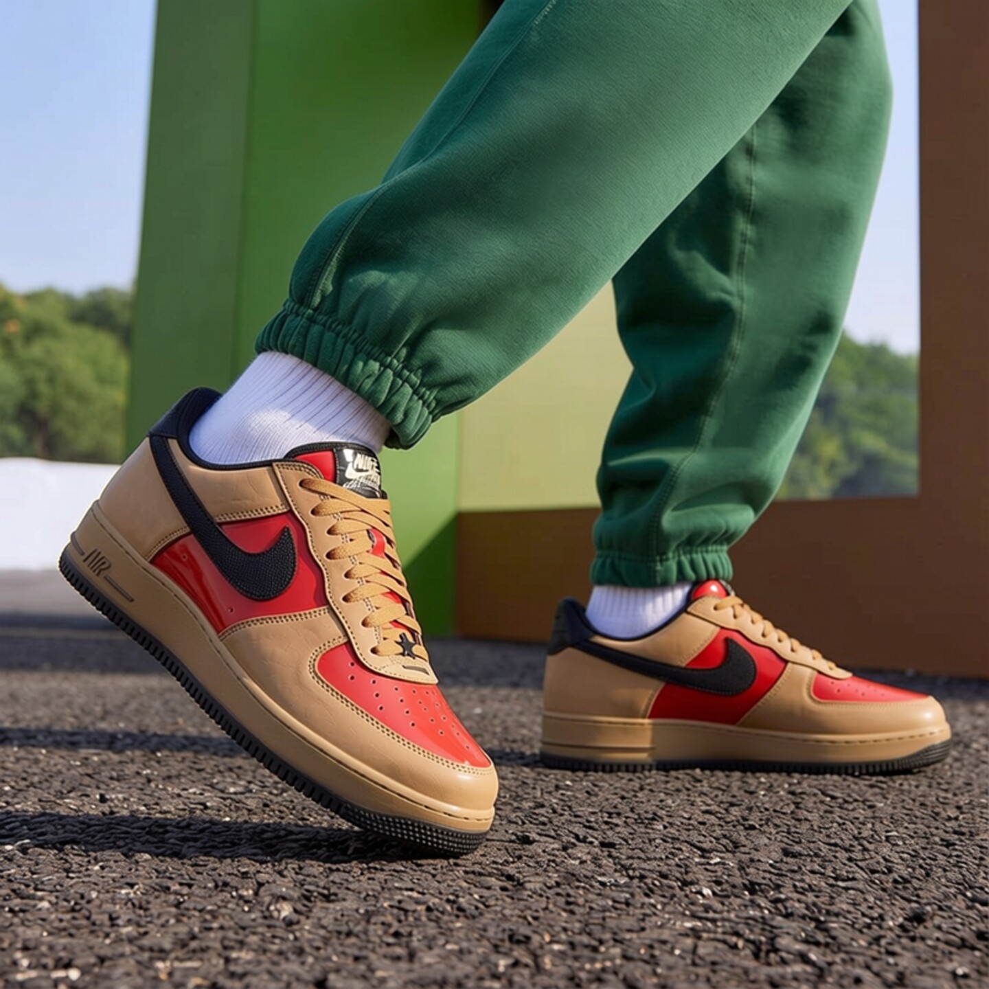 Nike/耐克 Air Force 1 空军一号 男子低帮板鞋HQ3612-113