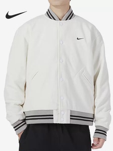 耐克Nike 男子印花logo保暖休闲运动棒球服夹克外套 DQ5011-030