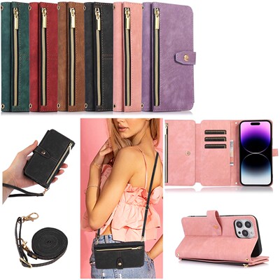 三星A15皮质商务防摔钱包款