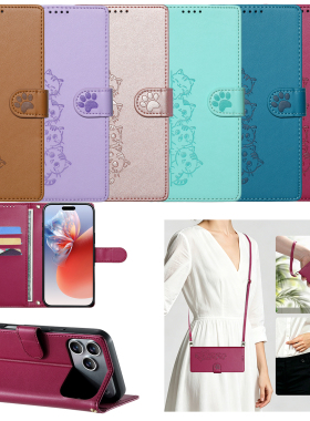 适用三星 Galaxy S26/S9/S10/S21Plus/S25/S24/S20FE/S23 FE/S24 Ultra/S21FE/Xcover 7 可爱猫压花 手机套