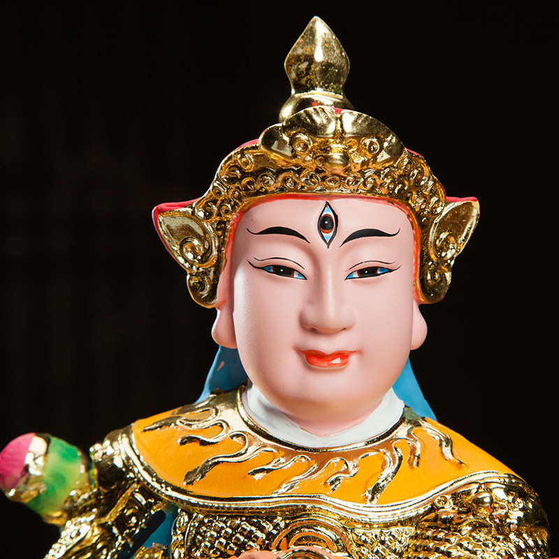 华光大帝神像马王爷灵官马元帅马天君马灵耀工艺品小摆件12寸16寸