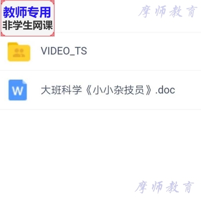 幼儿园优质公开课大班科学活动：小小杂技员含视频教案教师用