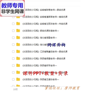 人美版美术三下《别致的小花瓶》公开课全套课件教案PPT视频教师