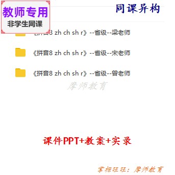 部编人教版语文一上《拼音8 zh ch sh r》公开课课件PPT教案教师