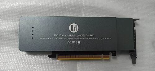 议价佳翼M2X16 PCIE3.0X16转4盘位M.2NVME固议价