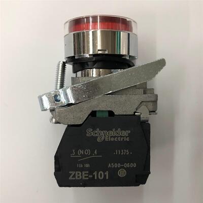 非实价议价议价原装XB4-BW34B5 24V 1开1闭自动复位红色带灯按钮