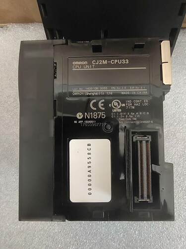 议价OMRON 欧姆龙  CJ2M-CPU33  实物拍摄  功议价