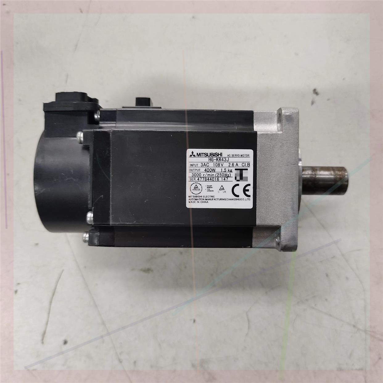 非实价议价议价三菱伺服电机HG-KR43J,400w,原装拆机,实物拍摄,议