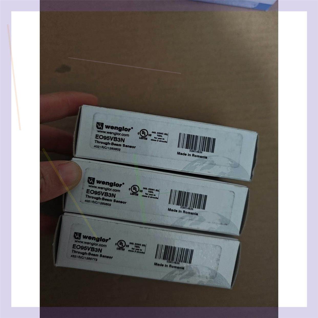 非实价议价议价Wenglor威格勒EO95VB3N对射光电开关接收端.全新议