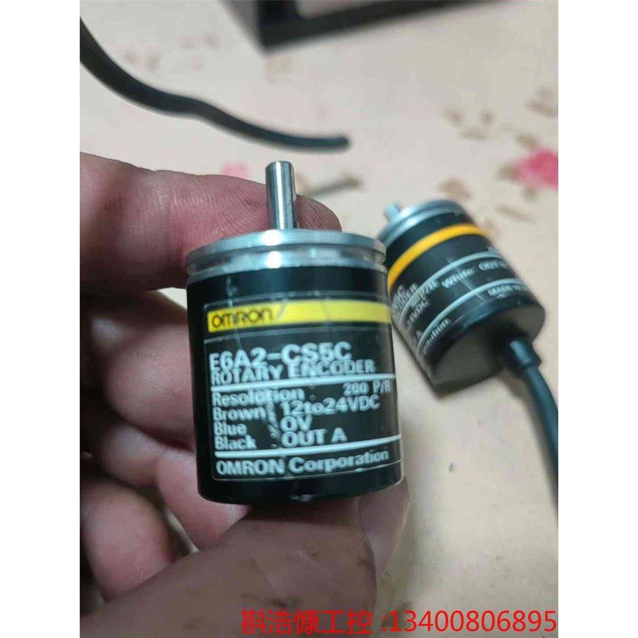 非实价议价议价欧姆龙编码器E6A2-CS5C，设备拆机件，实物拍摄，