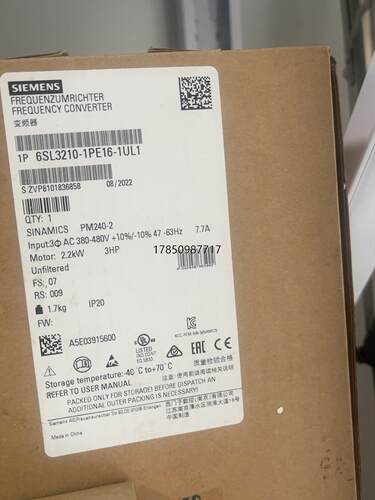 议价6SL3210-1PE16-1UL1全新原装正品未拆封议价