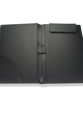 高档皮革收银夹单据票据夹酒水单酒店用品KTV饭店买单夹定制logo