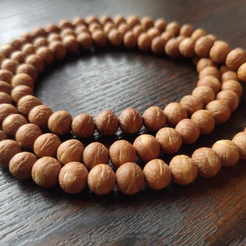 国产凤眼菩提子108颗6/mm红皮ins好小众特级手工新款高档