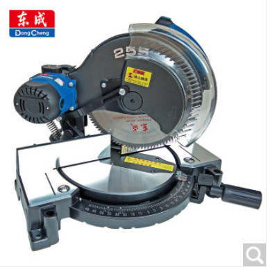 东成 J1X-FF07-255 斜切割机高精度45度角切铝机铝材切割机