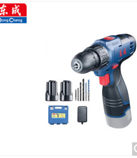 东成锂电钻WJZ1601S手电钻充电式电动螺丝刀起子机16V双电