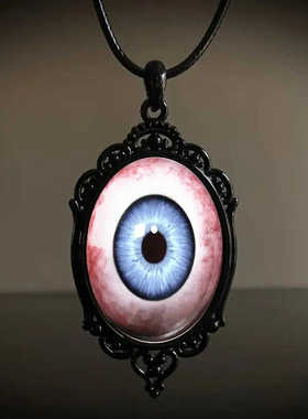 礼物个性创意万圣节搞怪眼睛吊坠