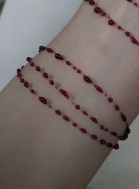 女血滴哥特朋克血滴子手链