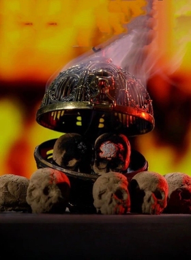 星辰铸造战锤香炉纯铜项链40K机械神教欧姆弥赛亚大贤者赐福游戏