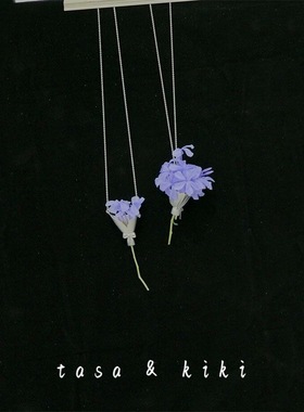 我把春天戴在身上~插花项链 小众设计花托/花束项链锁骨项链