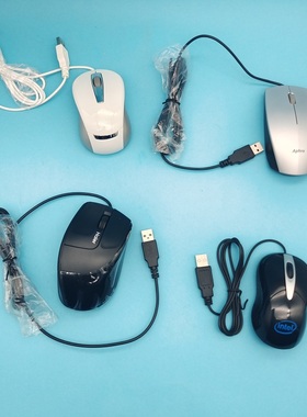 海尔台式机 一体机 笔记本 PS2口 USB口 白色 黑色 无线 有线鼠标