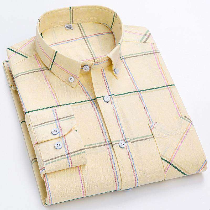 群豪正品高端伟志春秋季纯棉格子衬衫男士长袖寸休闲牛津纺全棉男,男装,T恤,淘宝优惠券,粉丝福利购,淘宝优惠卷