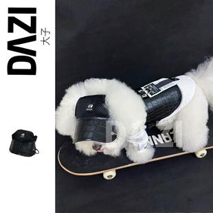 大子原创宠物猫够鳄皮感街头帅酷风黑色百搭棒球帽