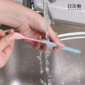 日本进口吸管刷宝宝奶瓶软管细长清洁刷吸管水杯清洗刷缝隙小刷子