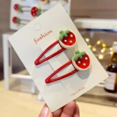 BB夹女童发夹碎发夹 宝宝发卡不伤发刘海夹女生发饰可爱小兔子