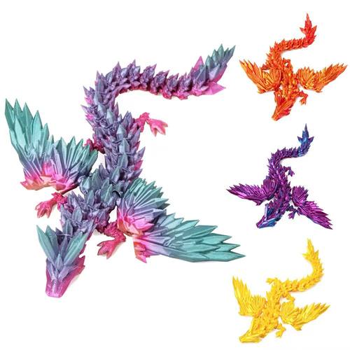 关节可动模型3D打印龙飞龙