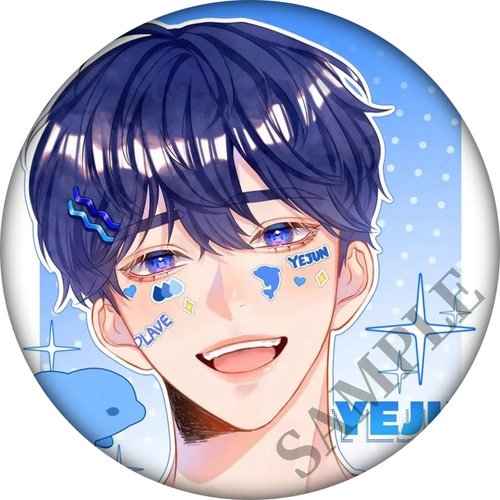 南艺俊徽章韩团马口铁二次元纪念PLAVE虚拟吧唧胸针蔡丰玖