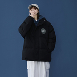 中性2023冬季新款纯色加厚休闲连帽羽绒棉衣外套D116P128，女装棉衣/棉服，星座312B-1