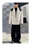 2021羊羔毛加厚立领宽松休闲冬季加棉外套D05P115，男装棉衣，星座312B-1
