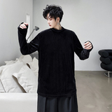 2021秋季新款暗黑长袖打底衫圆领长袖t恤D667P55，男装T恤，星座312B-1