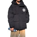 2023冬季新款纯色加厚休闲连帽羽绒棉衣外套D116P128，男装棉衣，星座312B-1