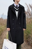 2021冬款呢大衣加长双排扣呢风衣男款拉风呢衣男外套冬装D501P135，男装毛呢大衣，星座312B-1