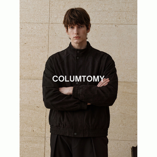 【G9哈林顿】春季新款仿麂皮绒男士老钱风外套Cleanfit休闲夹克