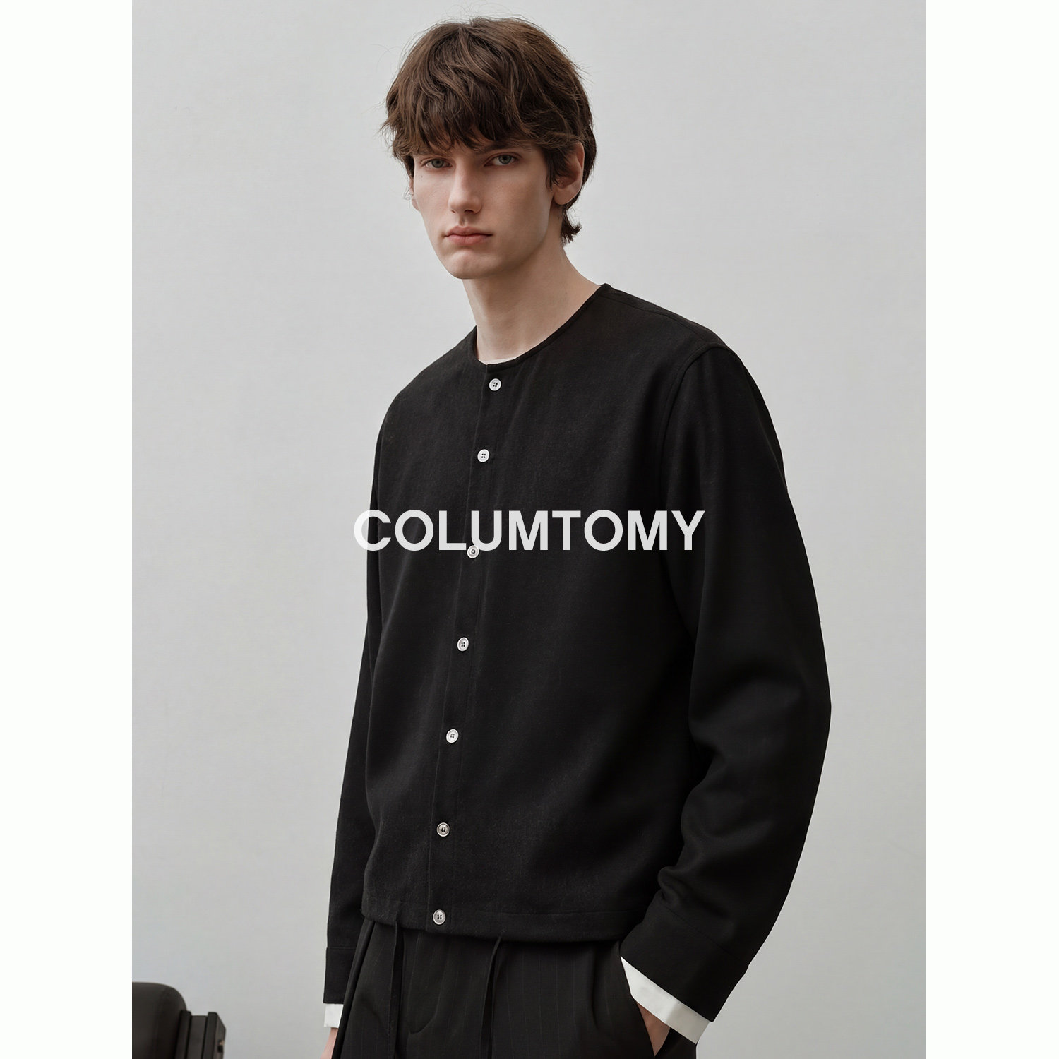 圆领复古老钱风男士外套休闲夹克2026年春秋新款高级感美式潮流