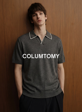 【100精仿绵羊毛】2026夏新款Cleanfit海鸥领短袖T恤老钱风Polo衫