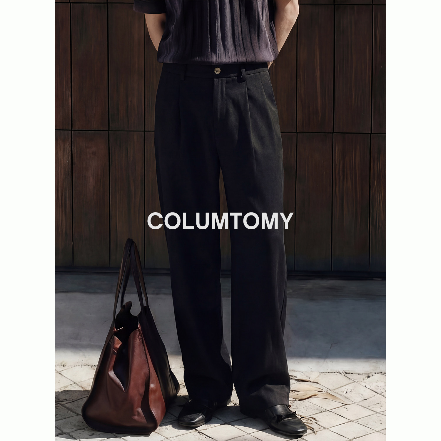 美式直筒西装裤子宽松男士2026春秋季新款Cleanfit高级感休闲长裤