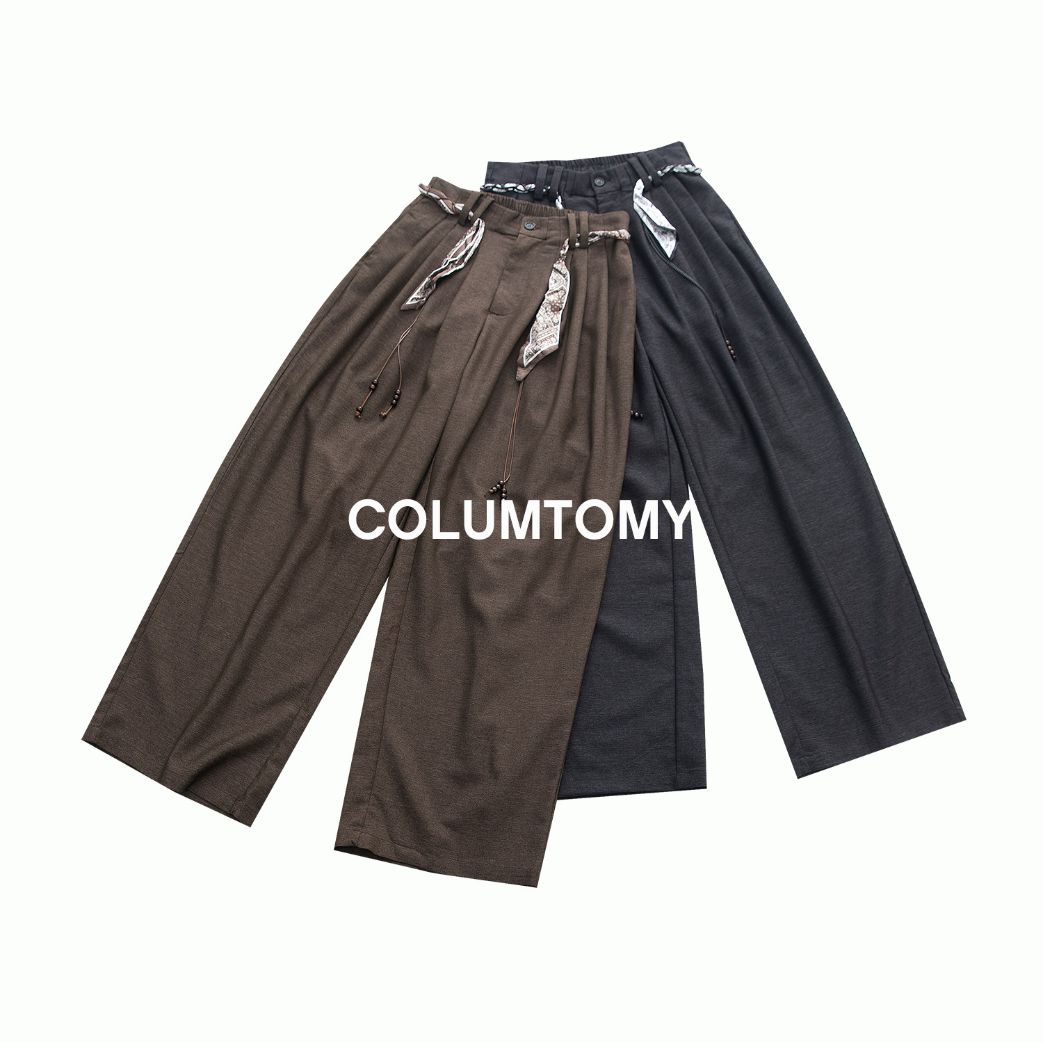 休闲长裤子男款2026新款Cleanfit阔腿宽松西裤夏季薄款高级感美式