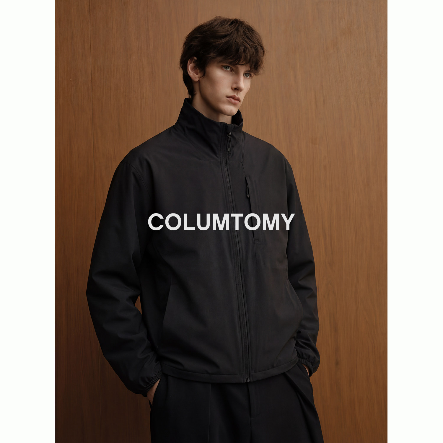 2026春秋季新款男士立领夹克美式Cleanfit休闲宽松高级感老钱外套