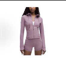 lululemon Define Jacket女士瑜伽修身夹克外套连帽短款LW3IYVS