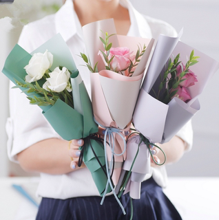 双色柔光纸 晨雾柔光系列·韩国进口鲜花包装礼品包装纸花束材料