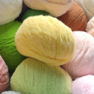 华夫格围巾线 泡泡糖 棉花糖 云朵绒慕斯绒泡芙棉 钩织玩偶绒绒线