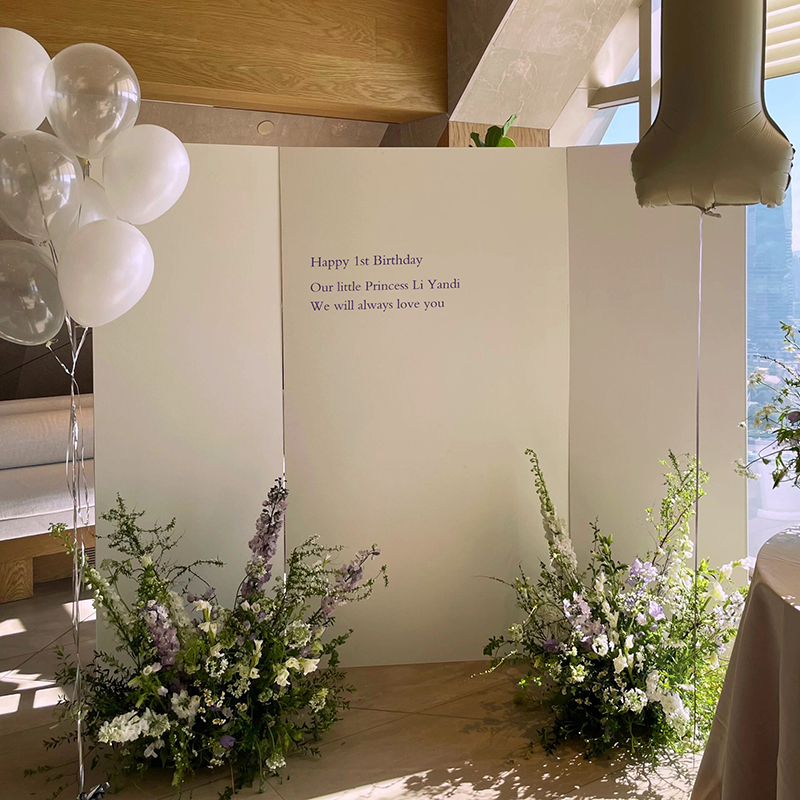 初见气球派对生日布置